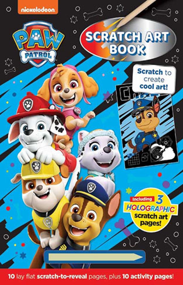 PAW PATROL SCRATCH ART BOOK